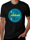 Urban Legend Graphic Tee - Mens Black Cotton T-Shirt