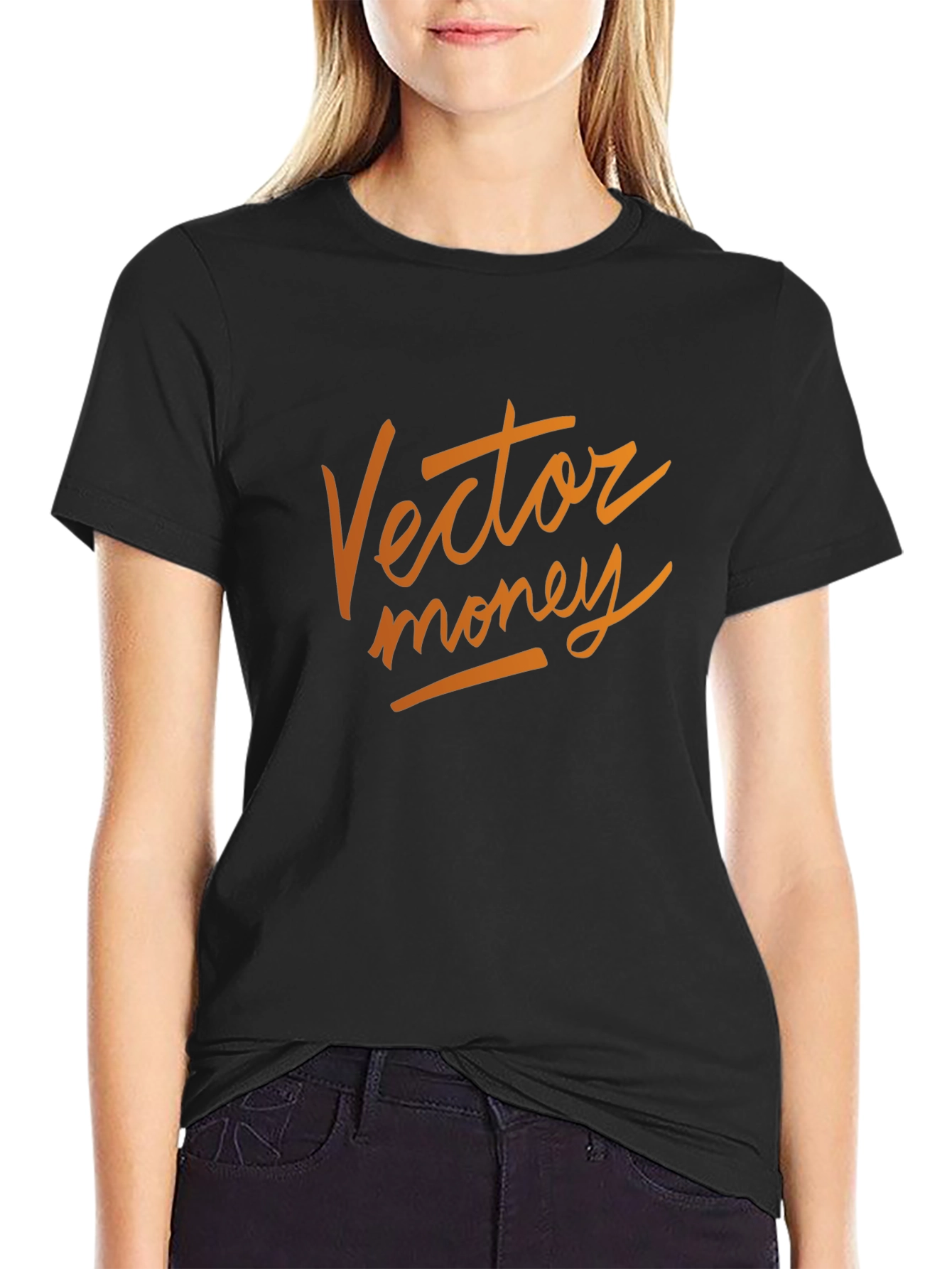 Vector Money Black T-Shirt