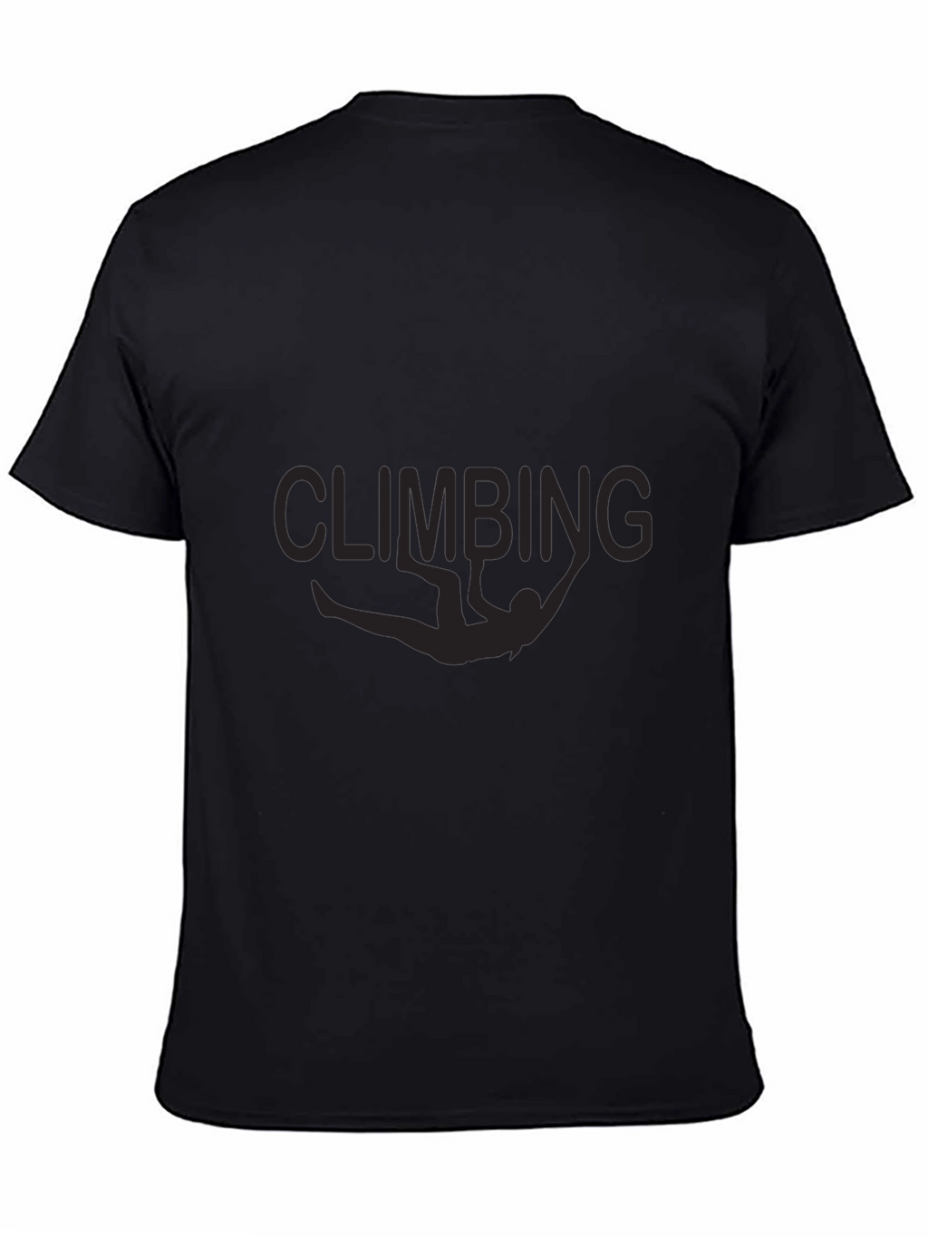 Climbing Graphic Black T-Shirt