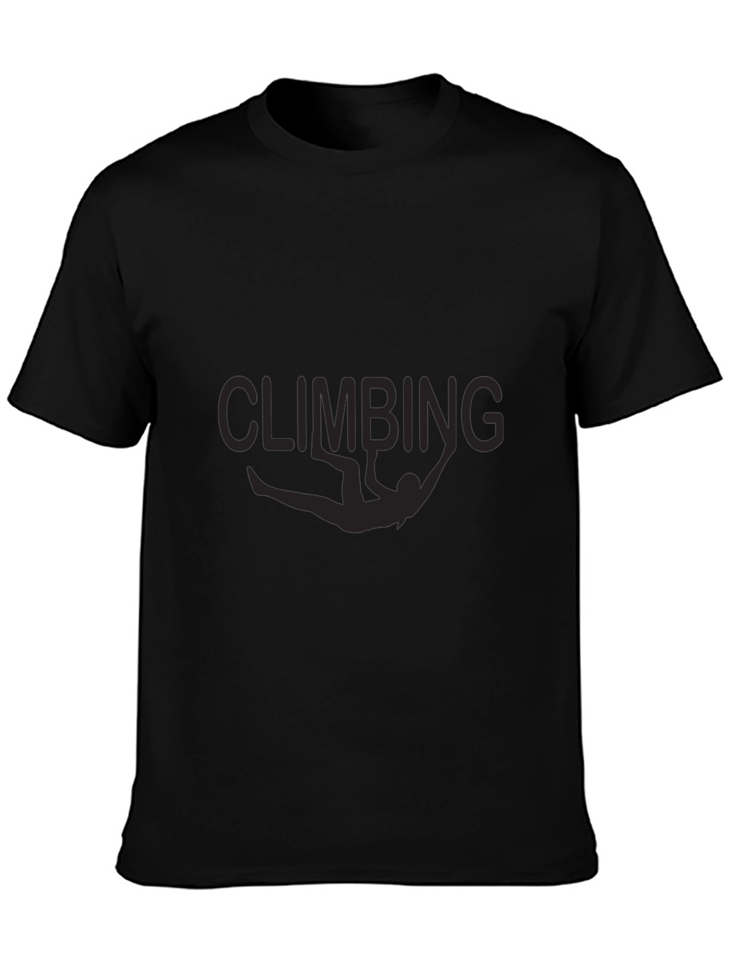 Climbing Graphic Black T-Shirt