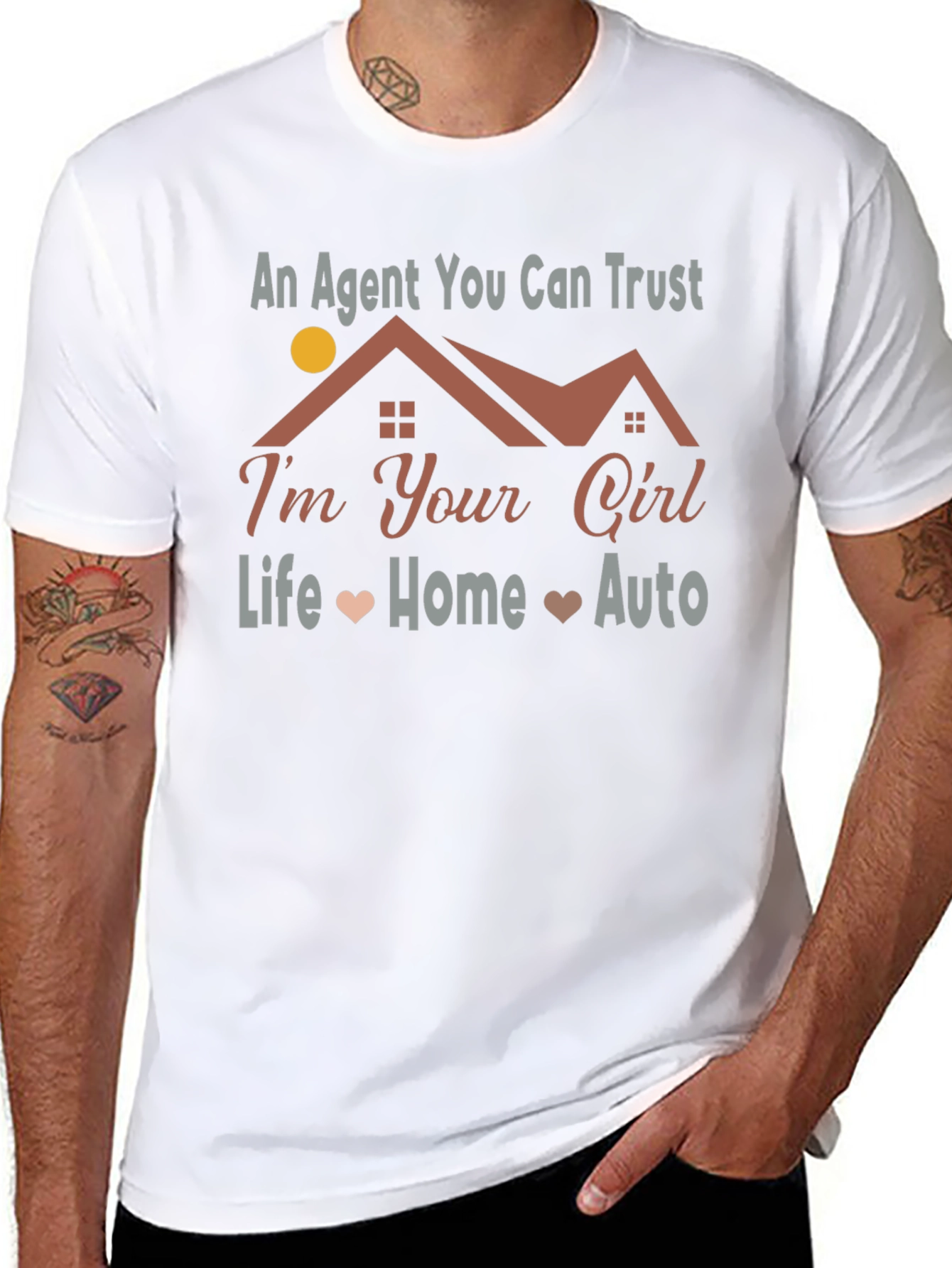 Real Estate Agent T-Shirt: Life Home Auto