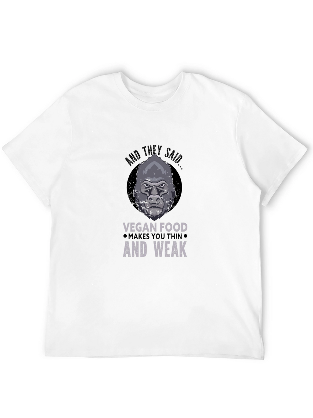 Vegan Gorilla T-Shirt: Strong Vegan Apparel