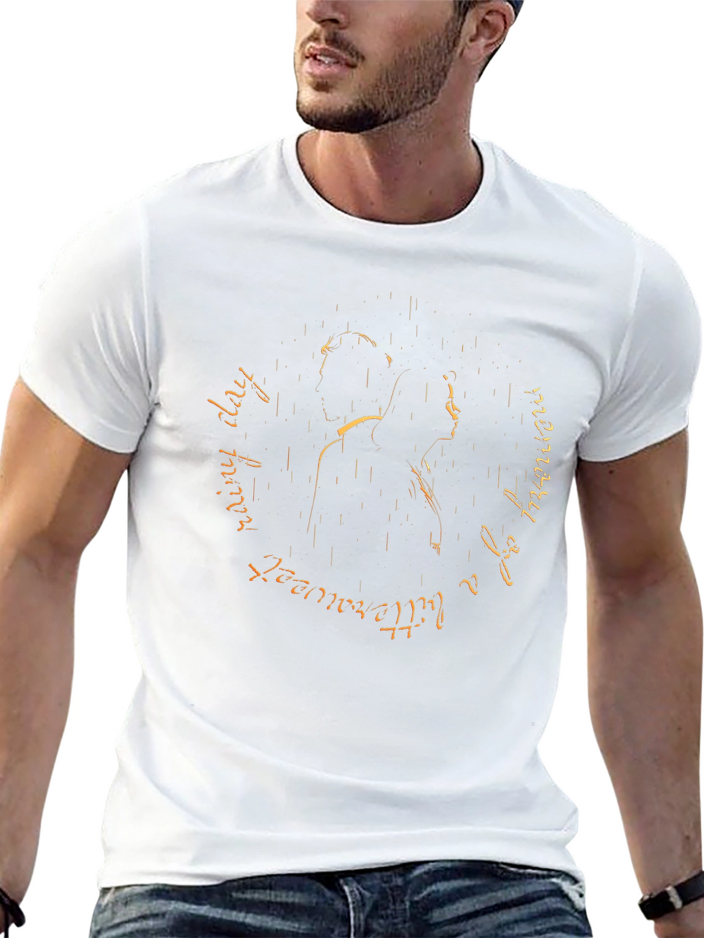 Bittersweet Memory Rainy Day Graphic T-Shirt