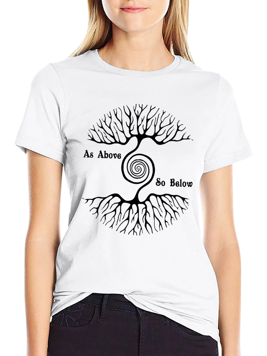 As Above So Below Tree of Life Graphic Tee