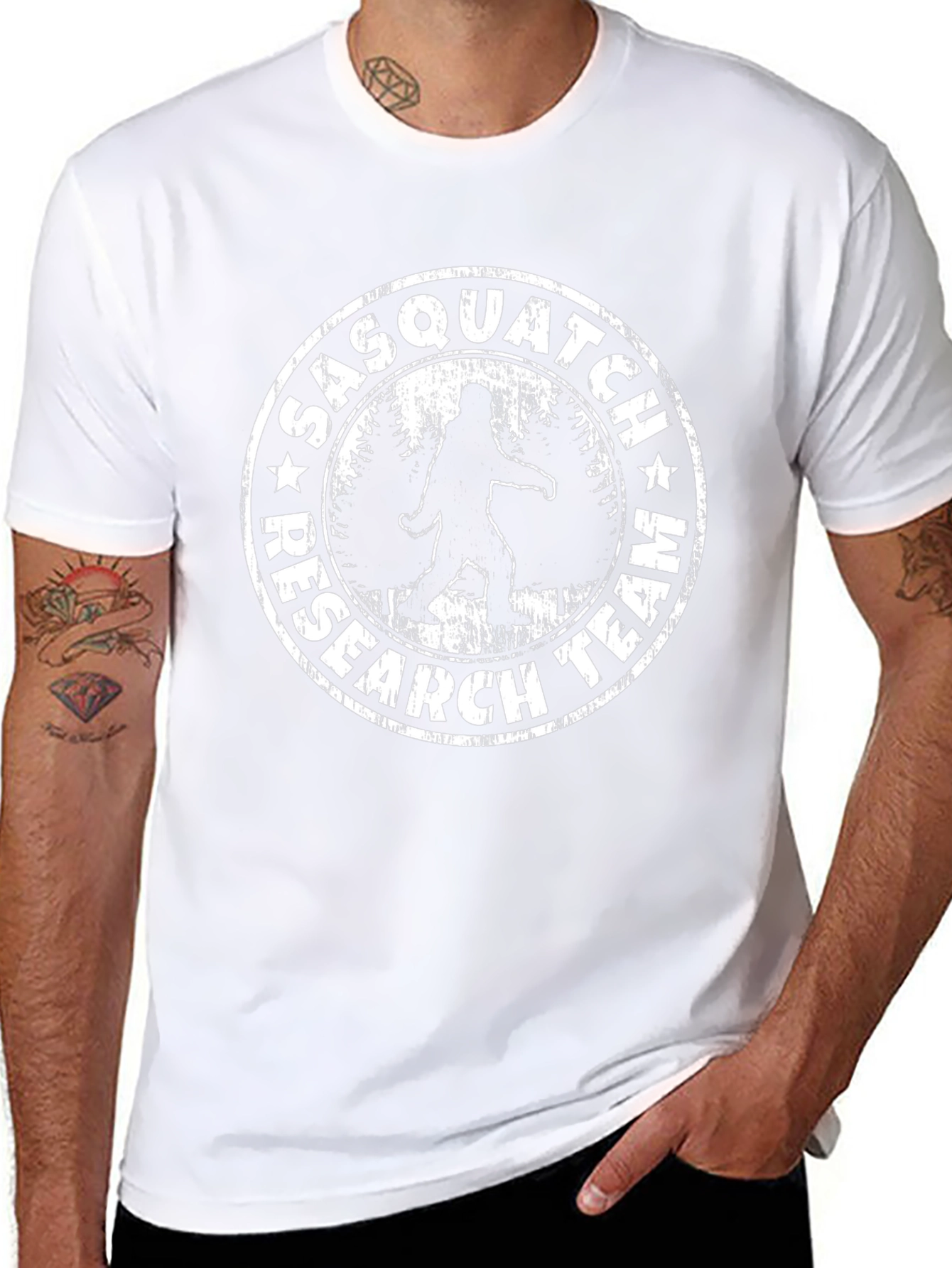 Sasquatch Research Team Black T-Shirt