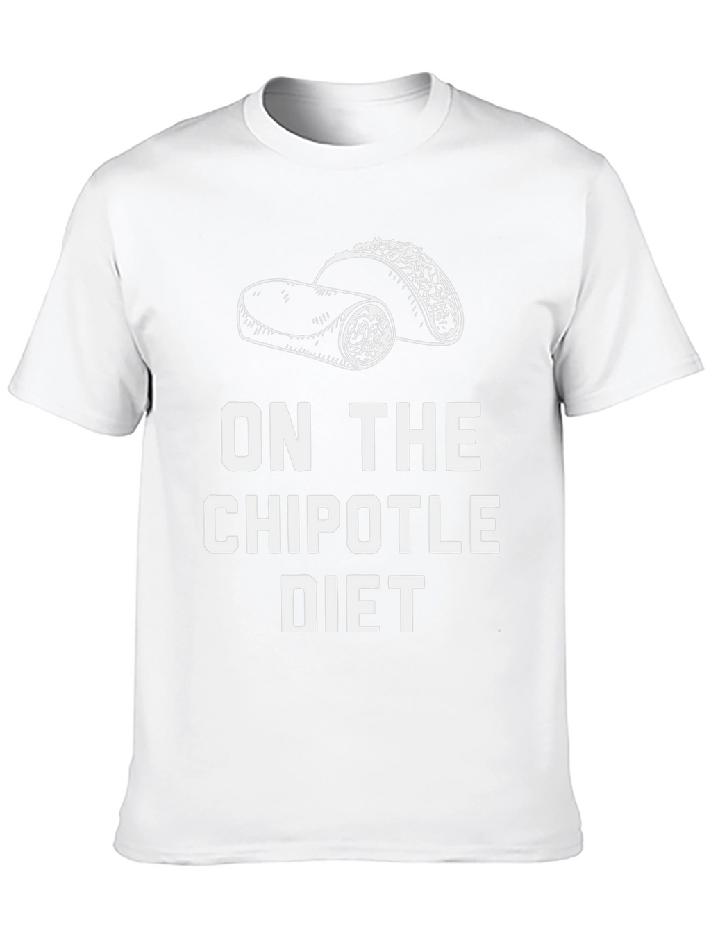 Chipotle Diet Graphic T-Shirt - Funny Foodie Tee