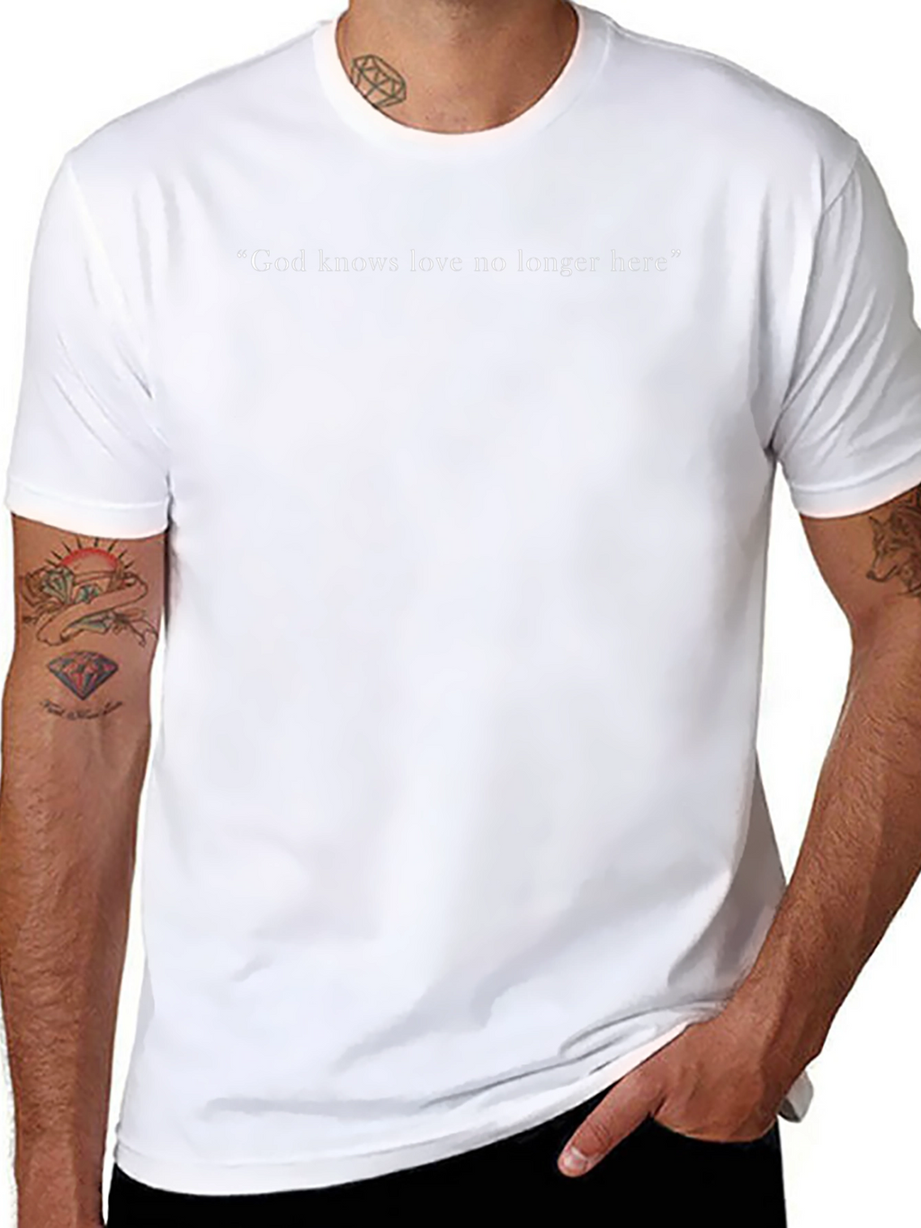 God Knows Love Black T-Shirt