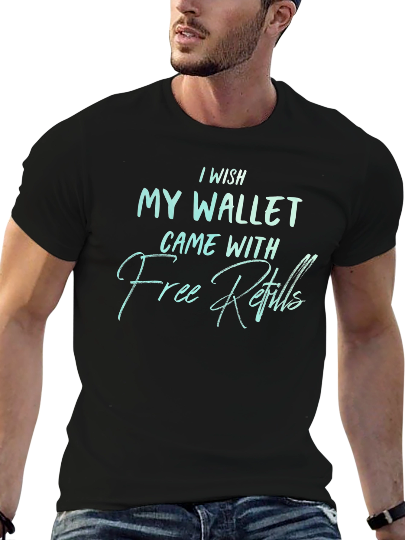 Wallet Free Refills Graphic T-Shirt