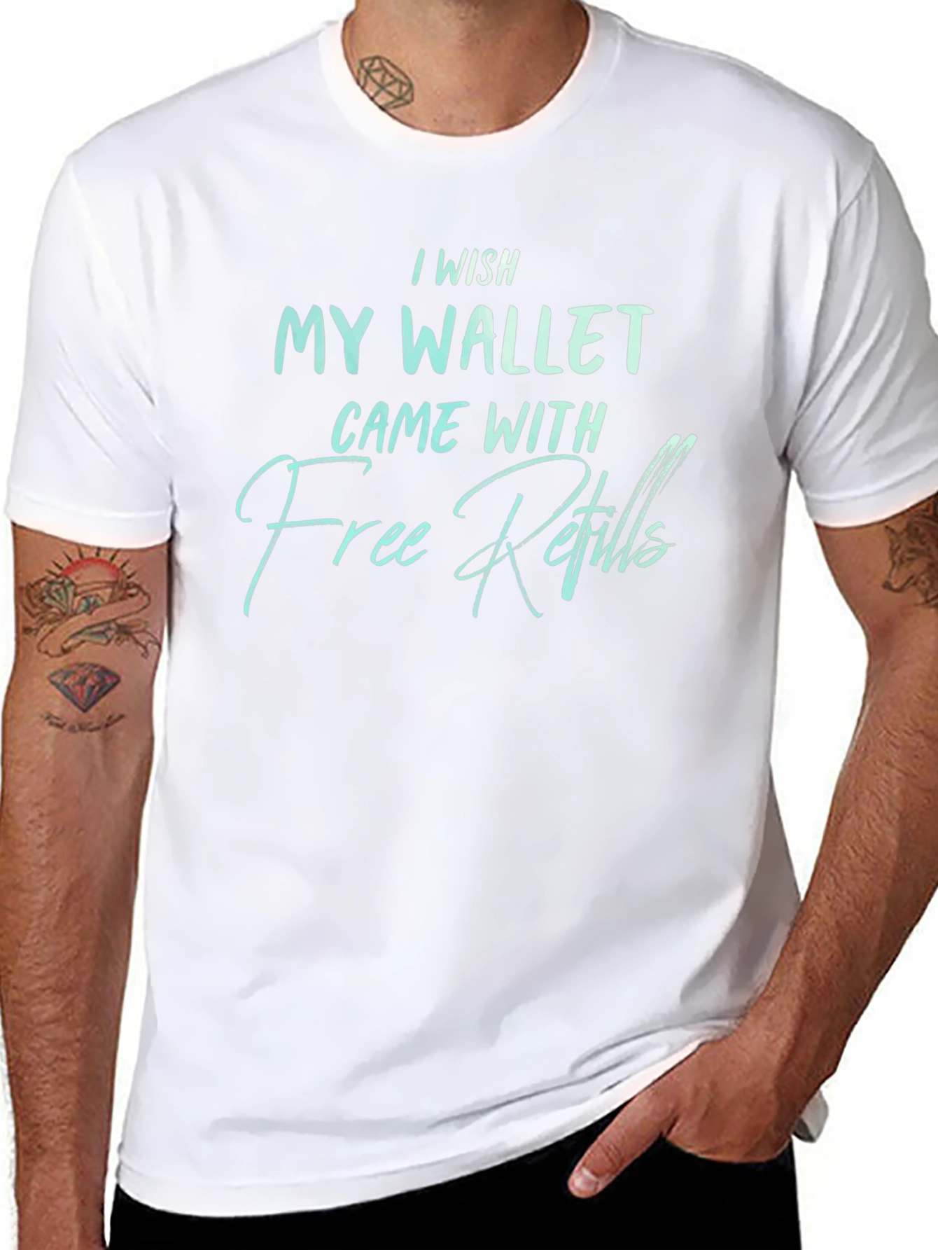 Wallet Free Refills Graphic T-Shirt