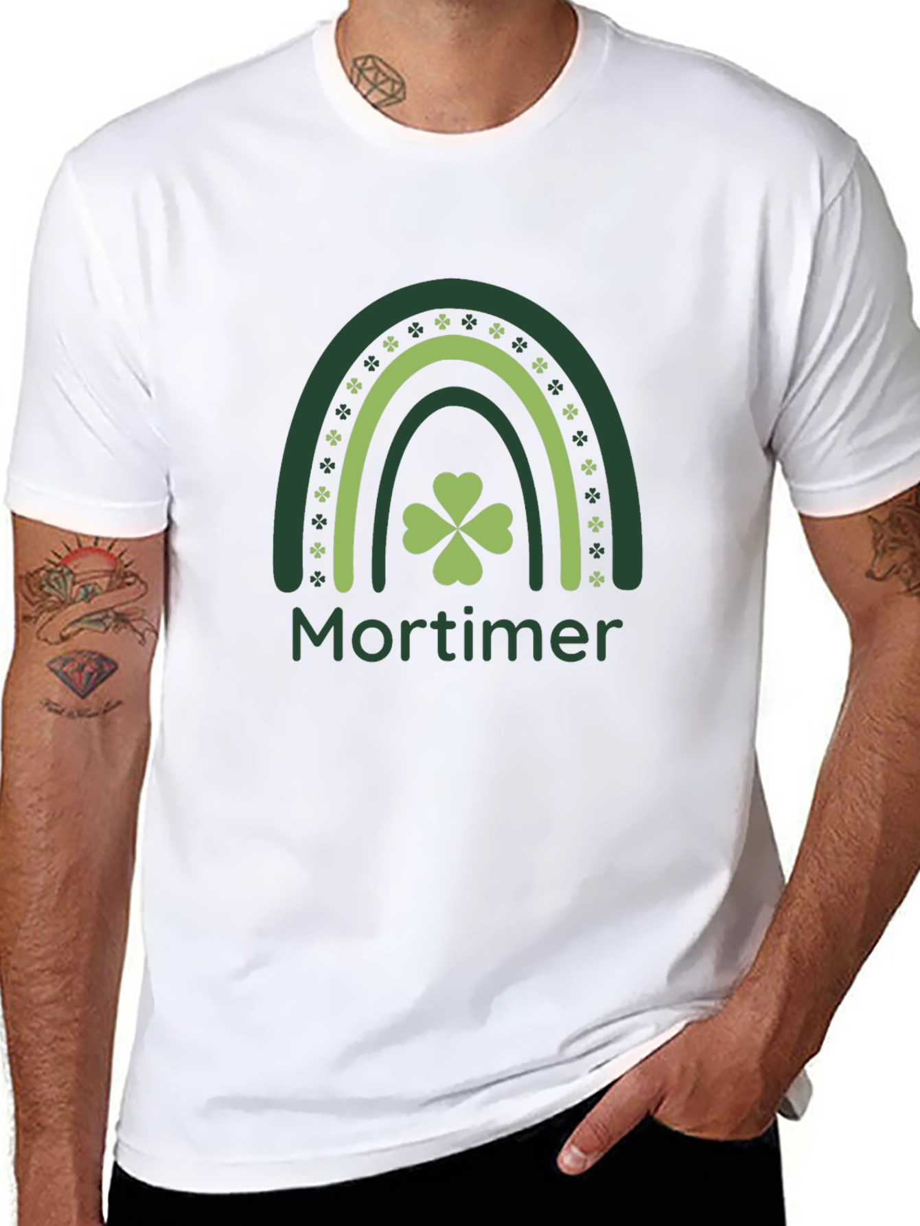 St. Patricks Day Mortimer Rainbow T-Shirt