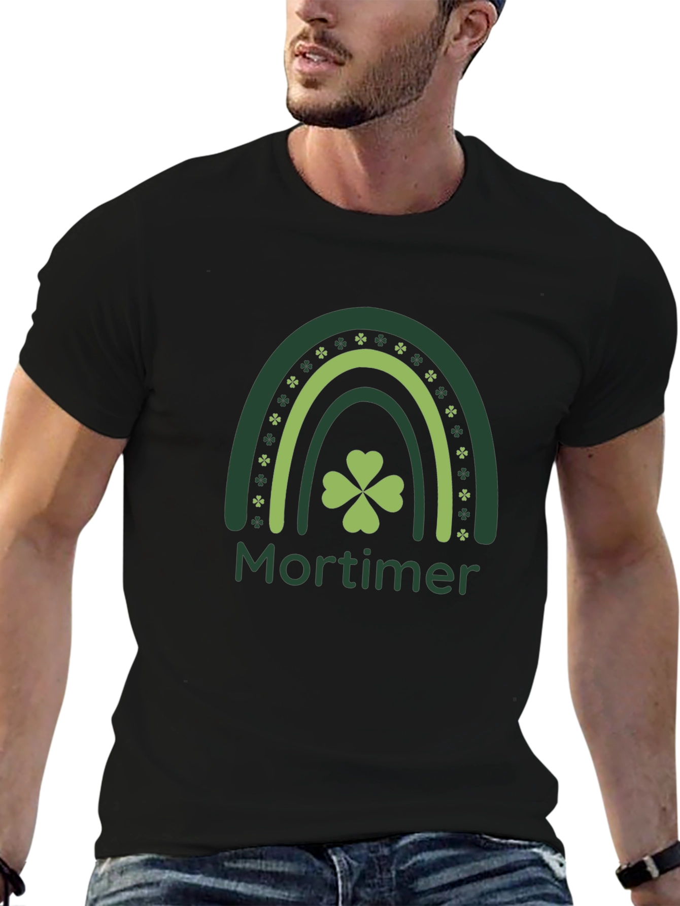 St. Patricks Day Mortimer Rainbow T-Shirt