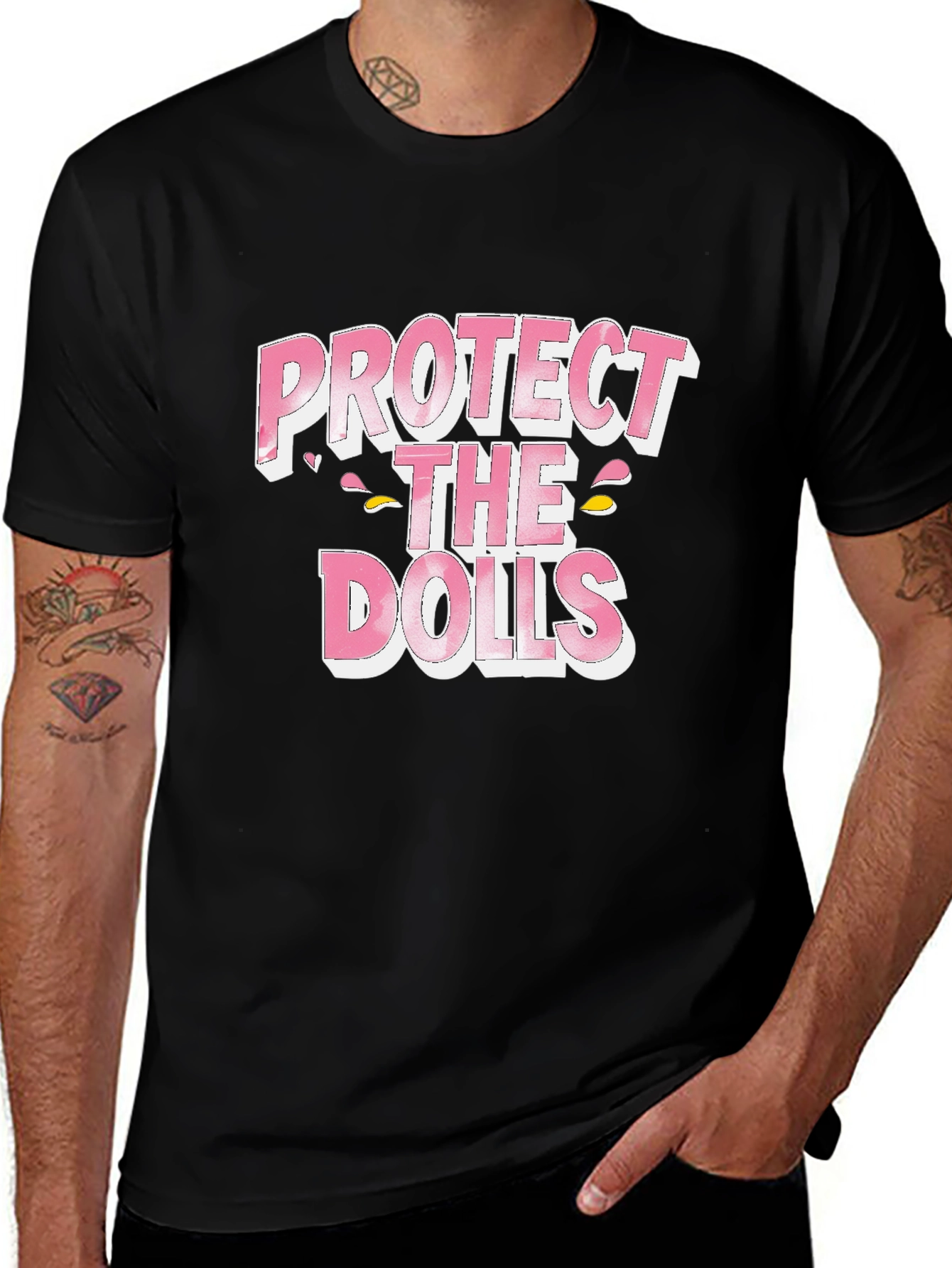 Protect The Dolls Graphic T-Shirt