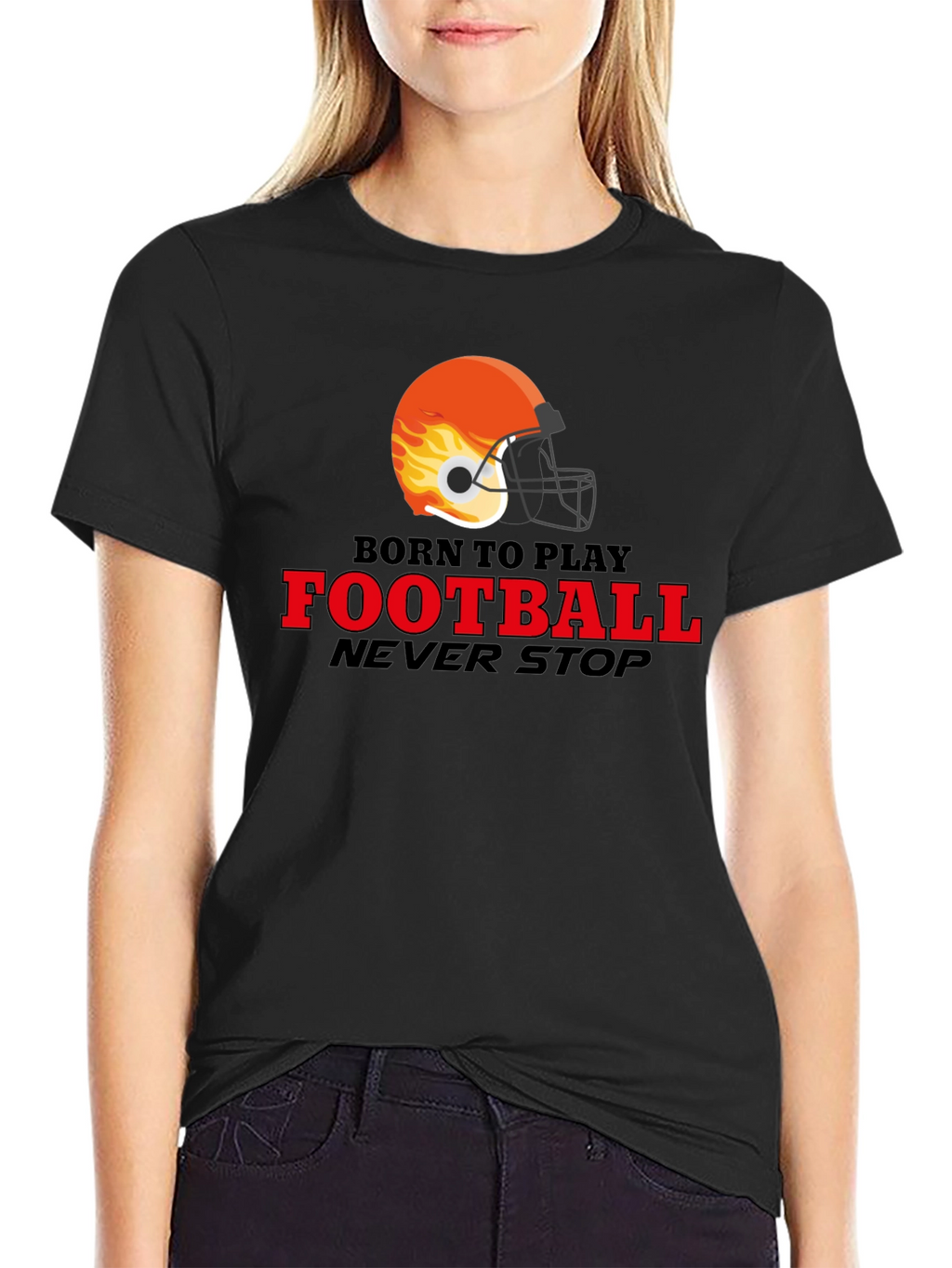 Born to Play Football Graphic Tee