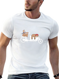 Sloth Bike Ride Graphic Tee - Relaxed Fit