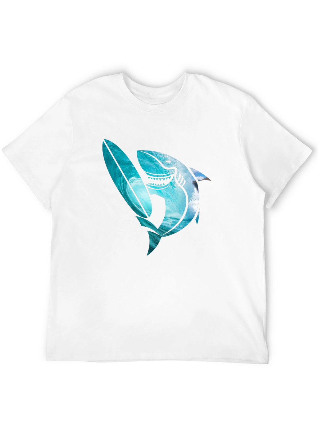 Shark Surfboard Graphic Tee