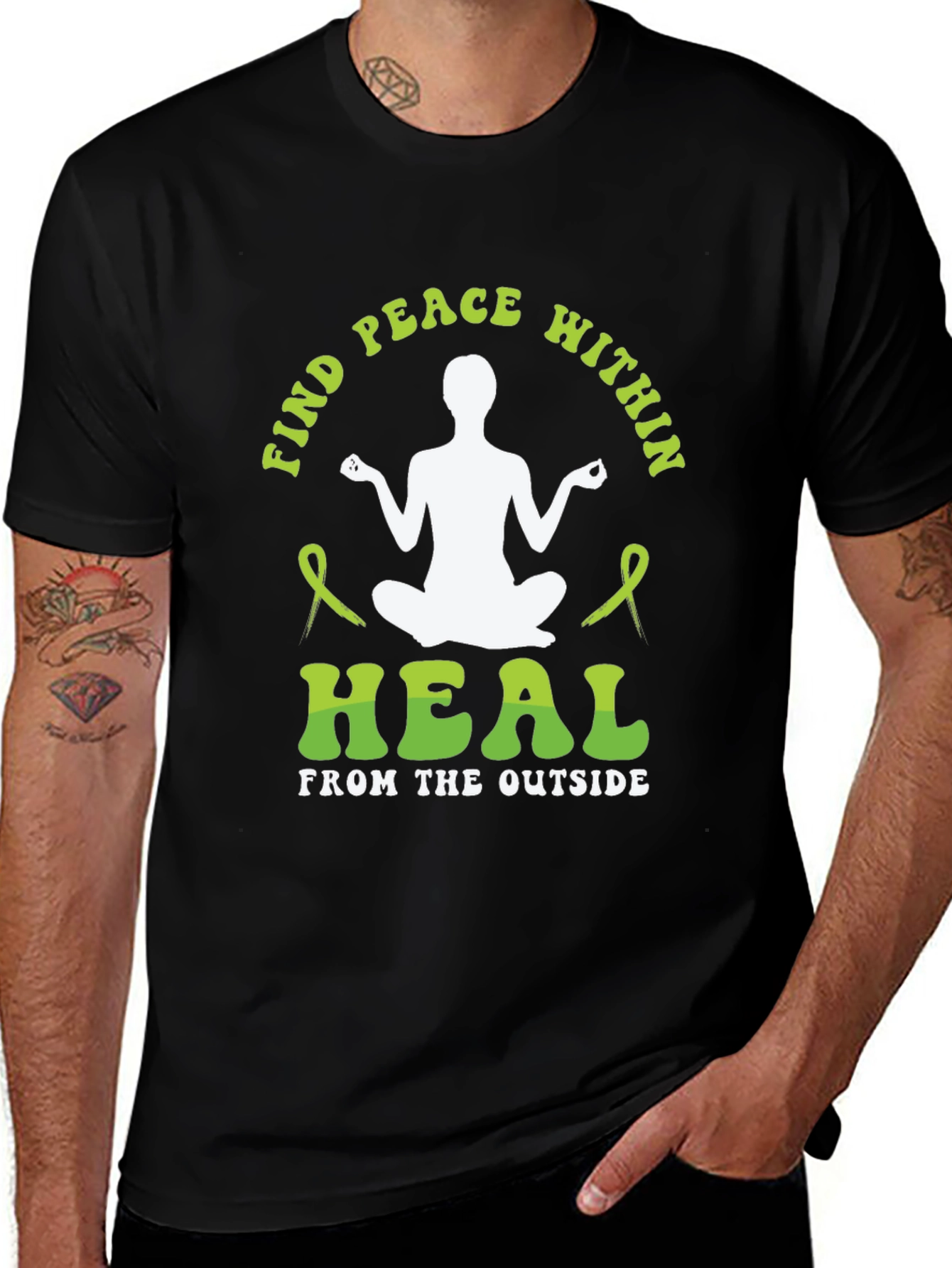 Peace Within T-Shirt - Heal From The Outside