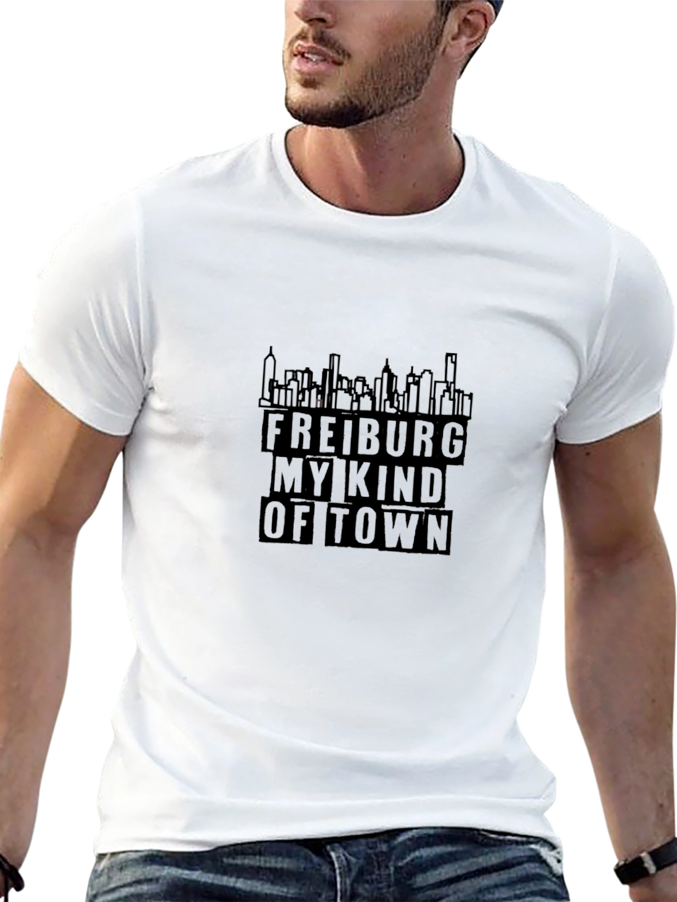 Freiburg My Kind of Town Black Graphic Tee