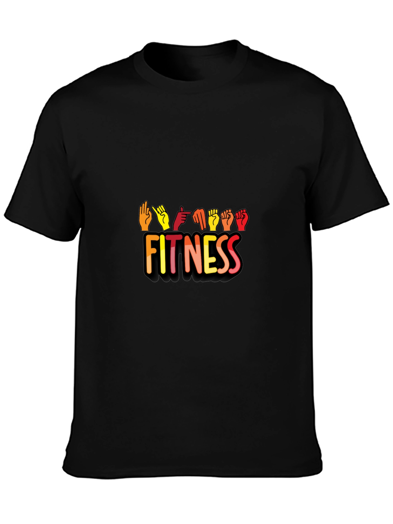 Fitness Sign Language Graphic Tee