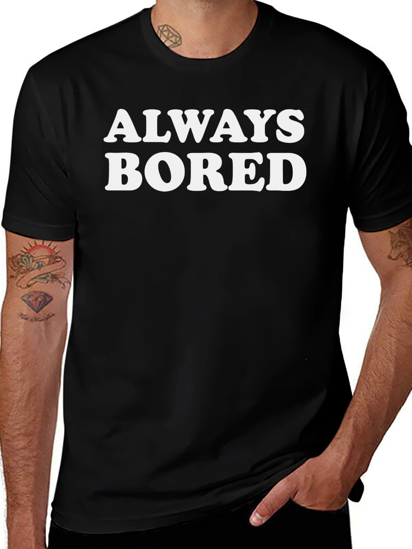 Always Bored Graphic T-Shirt - Unisex