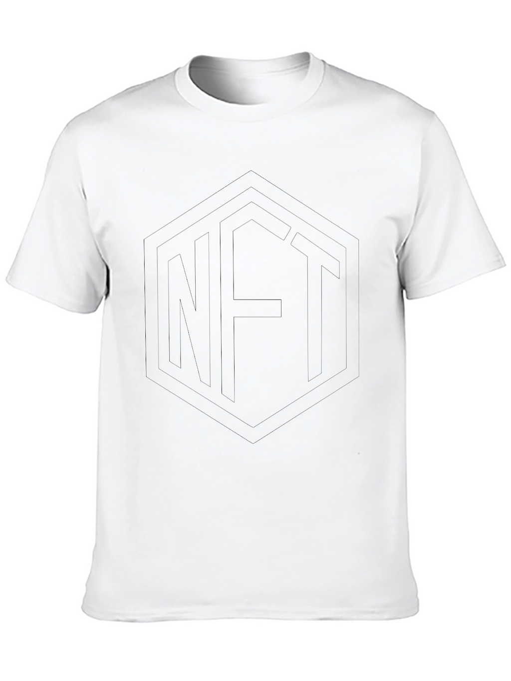 Mens Black NFT Graphic Tee - Crypto Fashion