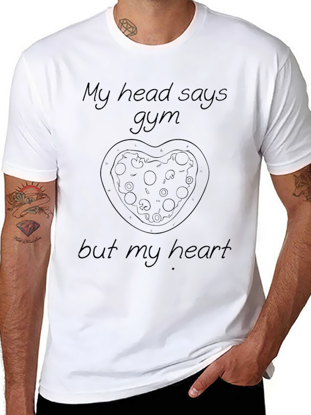 Gym Pizza Funny T-Shirt