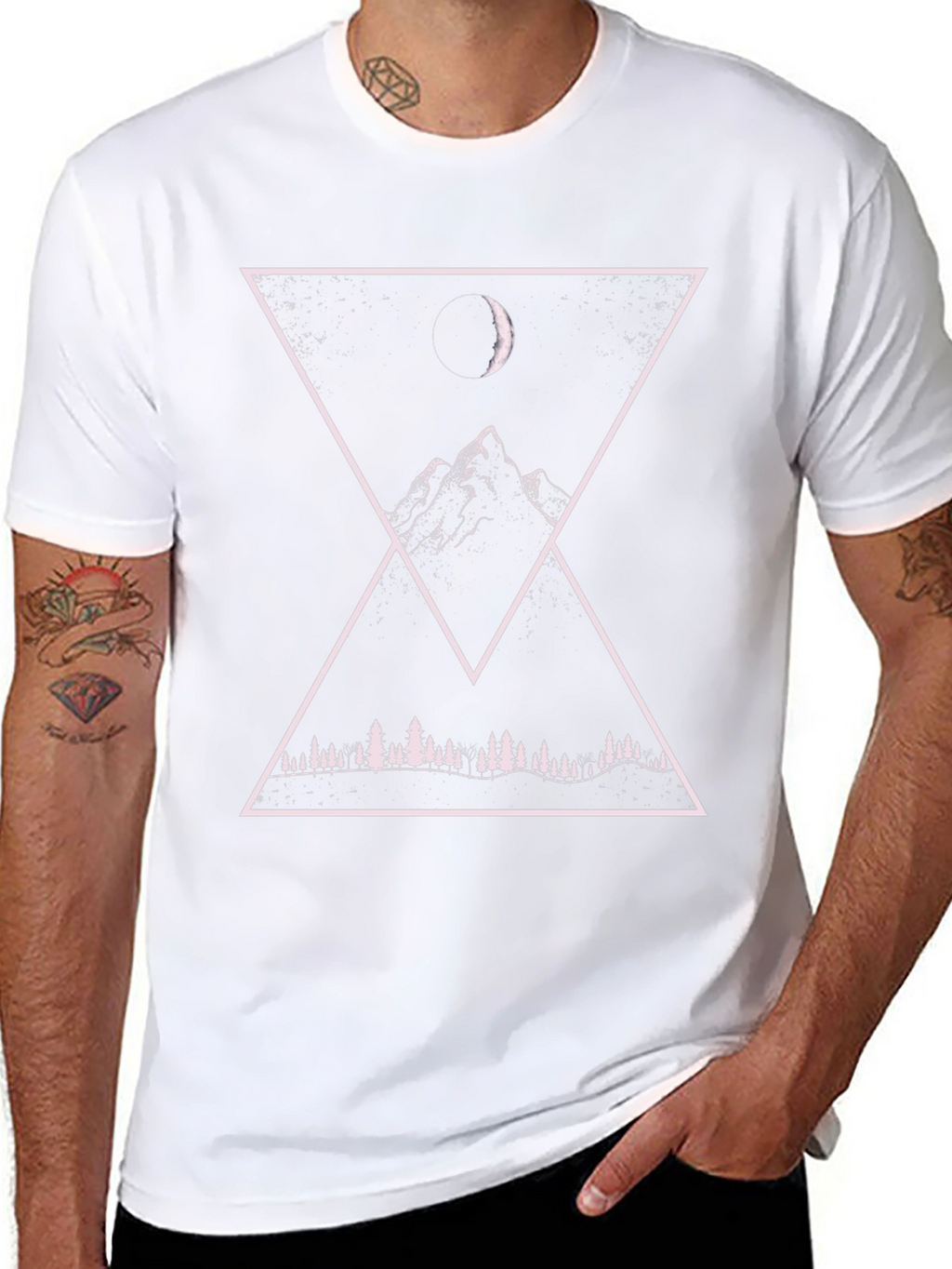 Mountain & Moon Graphic Tee