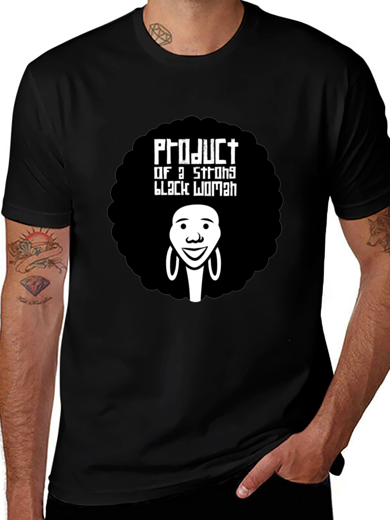 Strong Black Woman Graphic T-Shirt