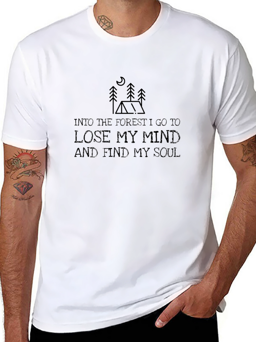 Into the Forest T-Shirt: Mind Soul Nature