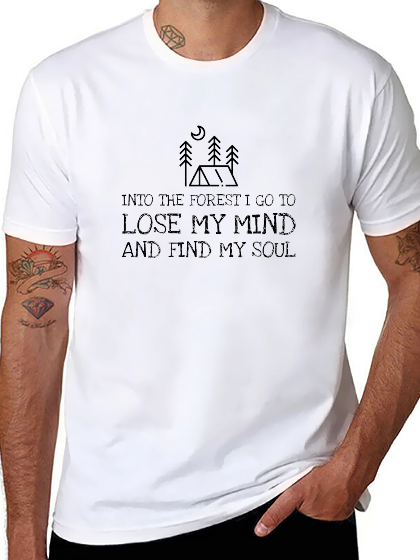 Into the Forest T-Shirt: Mind Soul Nature
