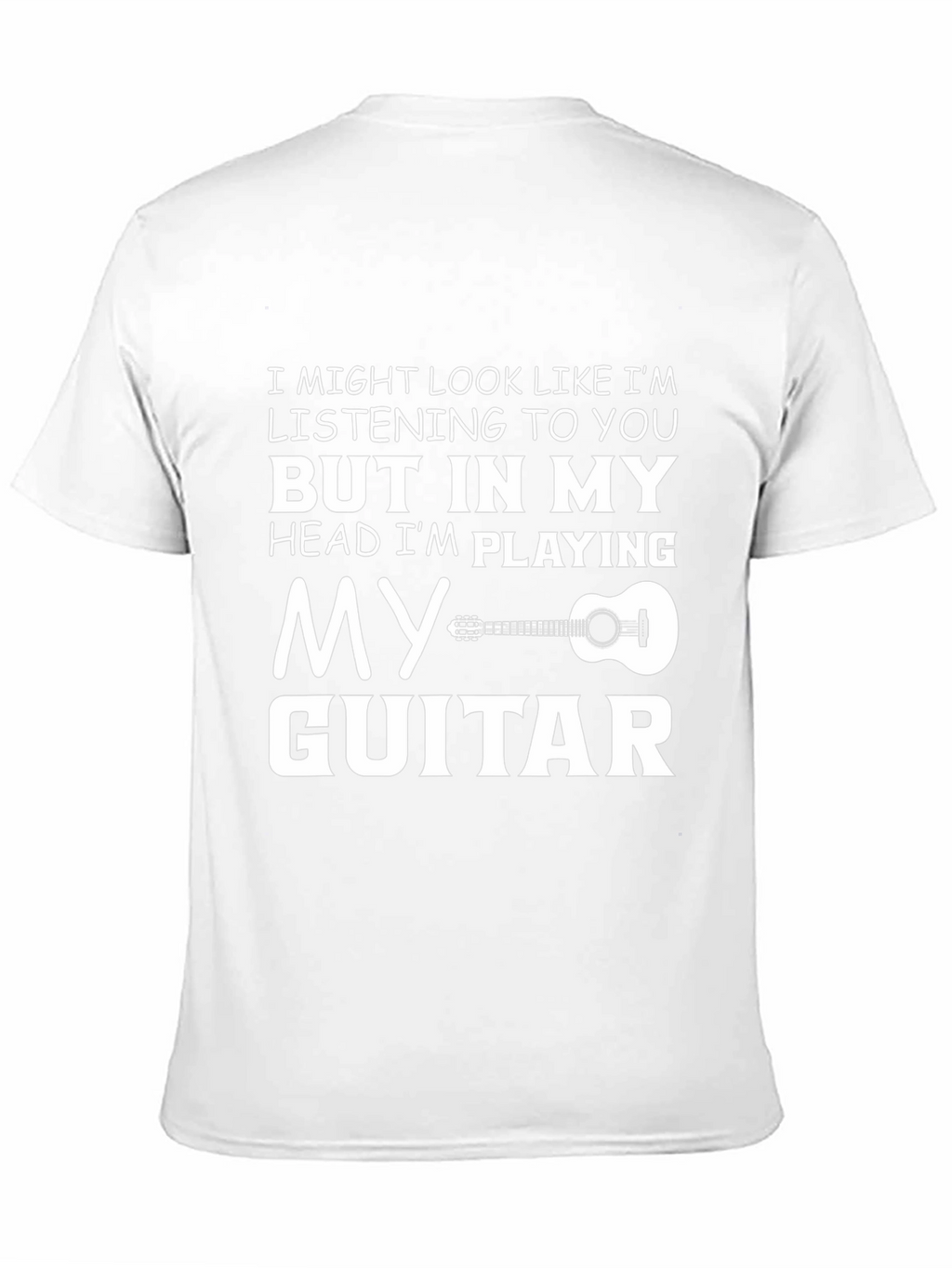 Funny Guitarist T-Shirt: Heads Playing My Guitar