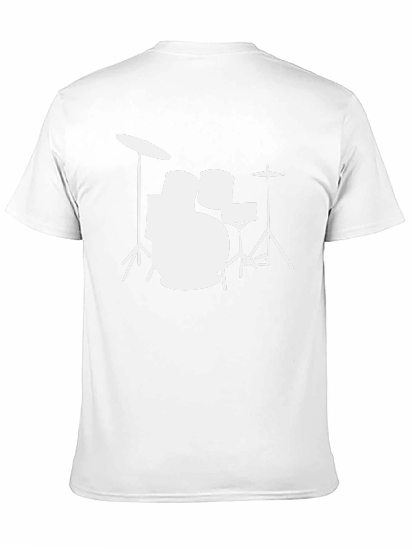 Drum Kit Graphic Tee - Black