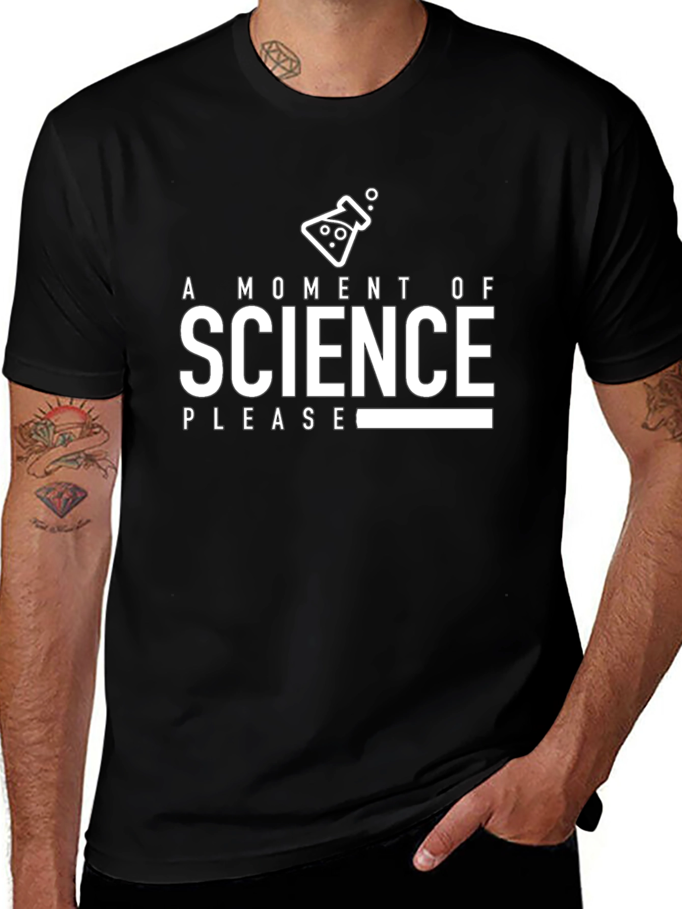 Science Please T-Shirt - Funny Science Tee