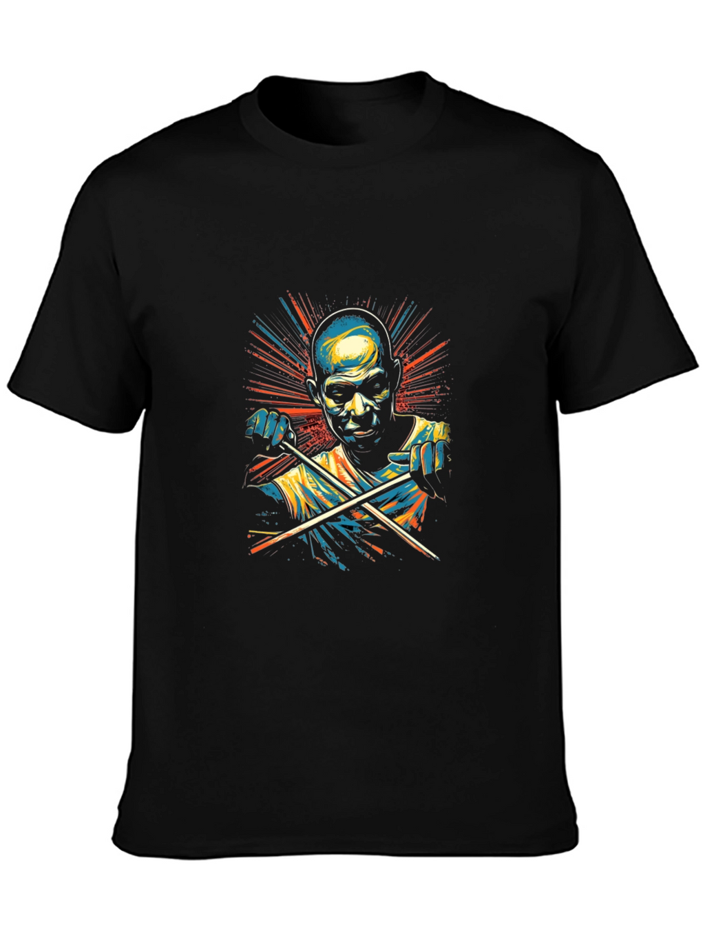 Drummer Graphic Tee - Stylish Musician T-Shirt