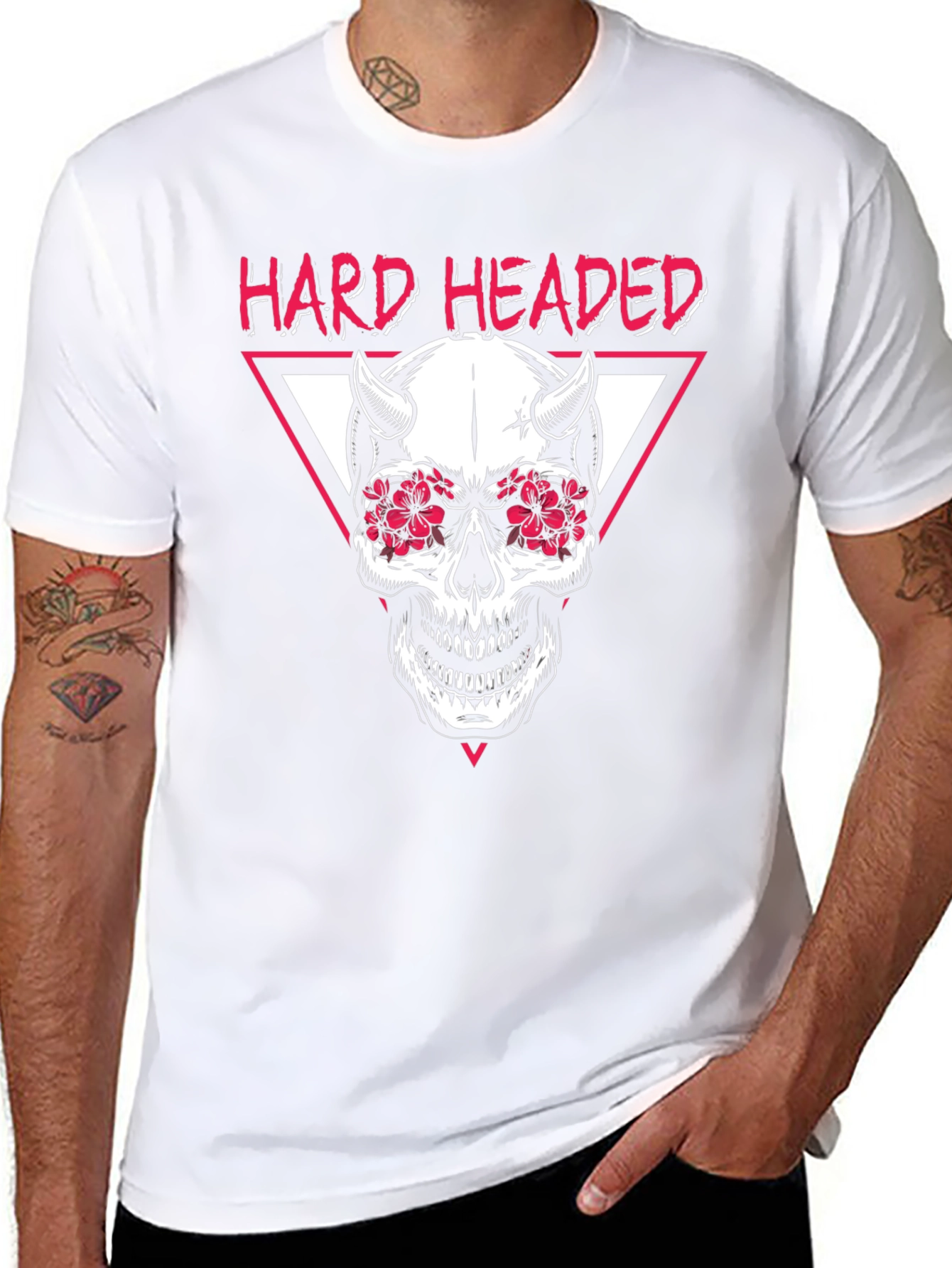 Hard Headed Skull Graphic Tee