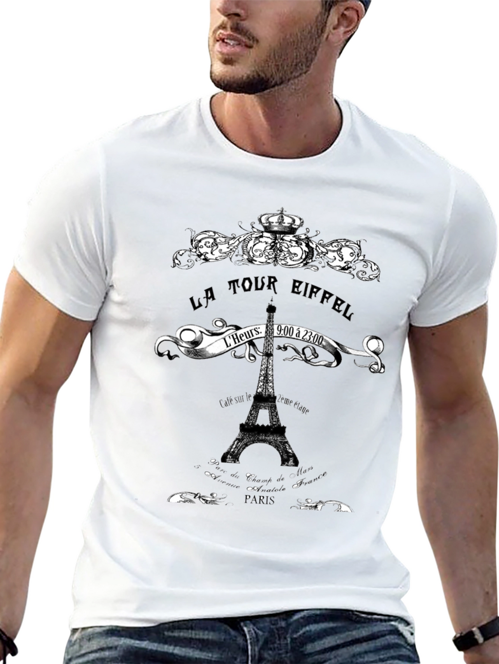 Paris Eiffel Tower Graphic T-Shirt