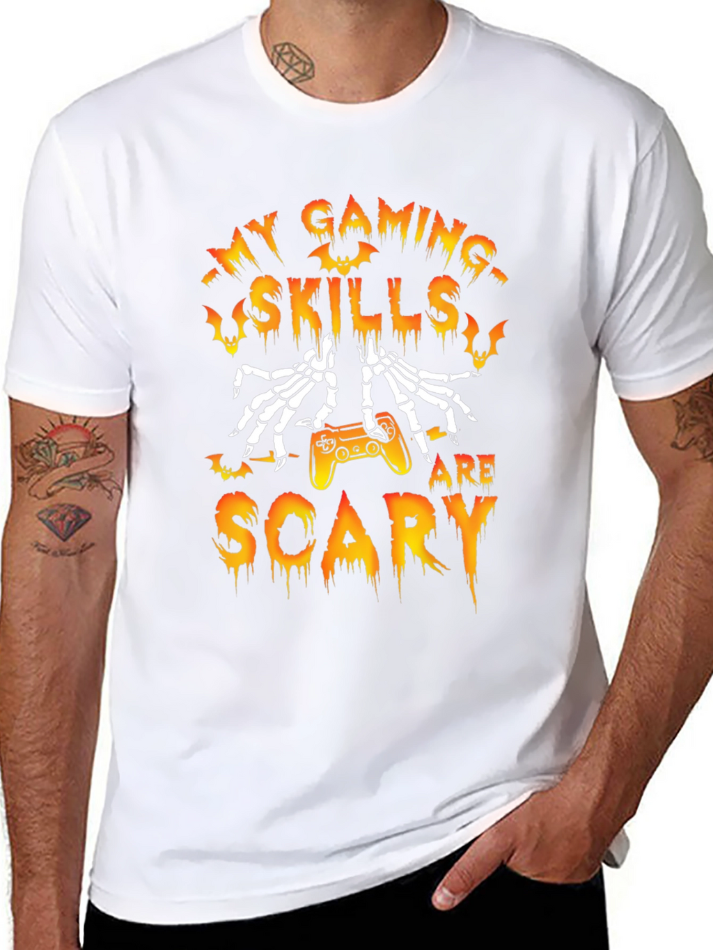 Gaming Skills Are Scary Halloween T-Shirt