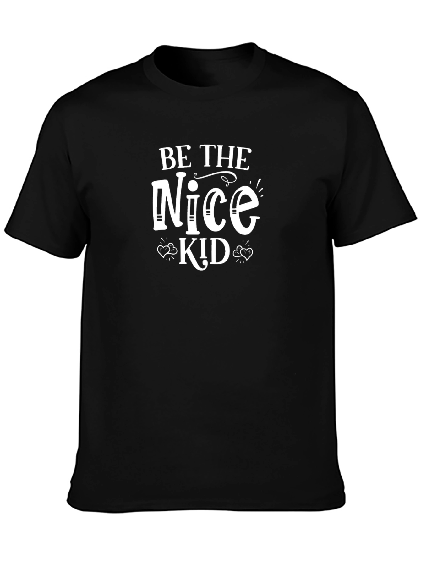 Be the Nice Kid Graphic T-Shirt - Black