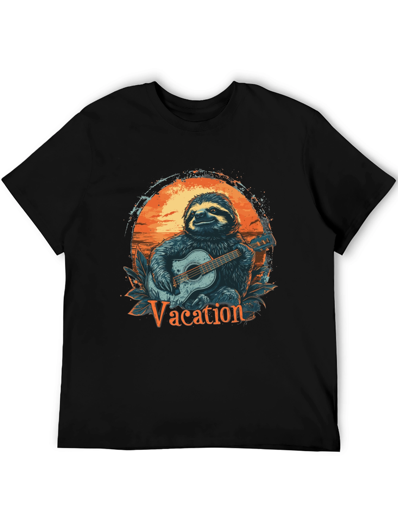 Vacation Sloth Graphic T-Shirt