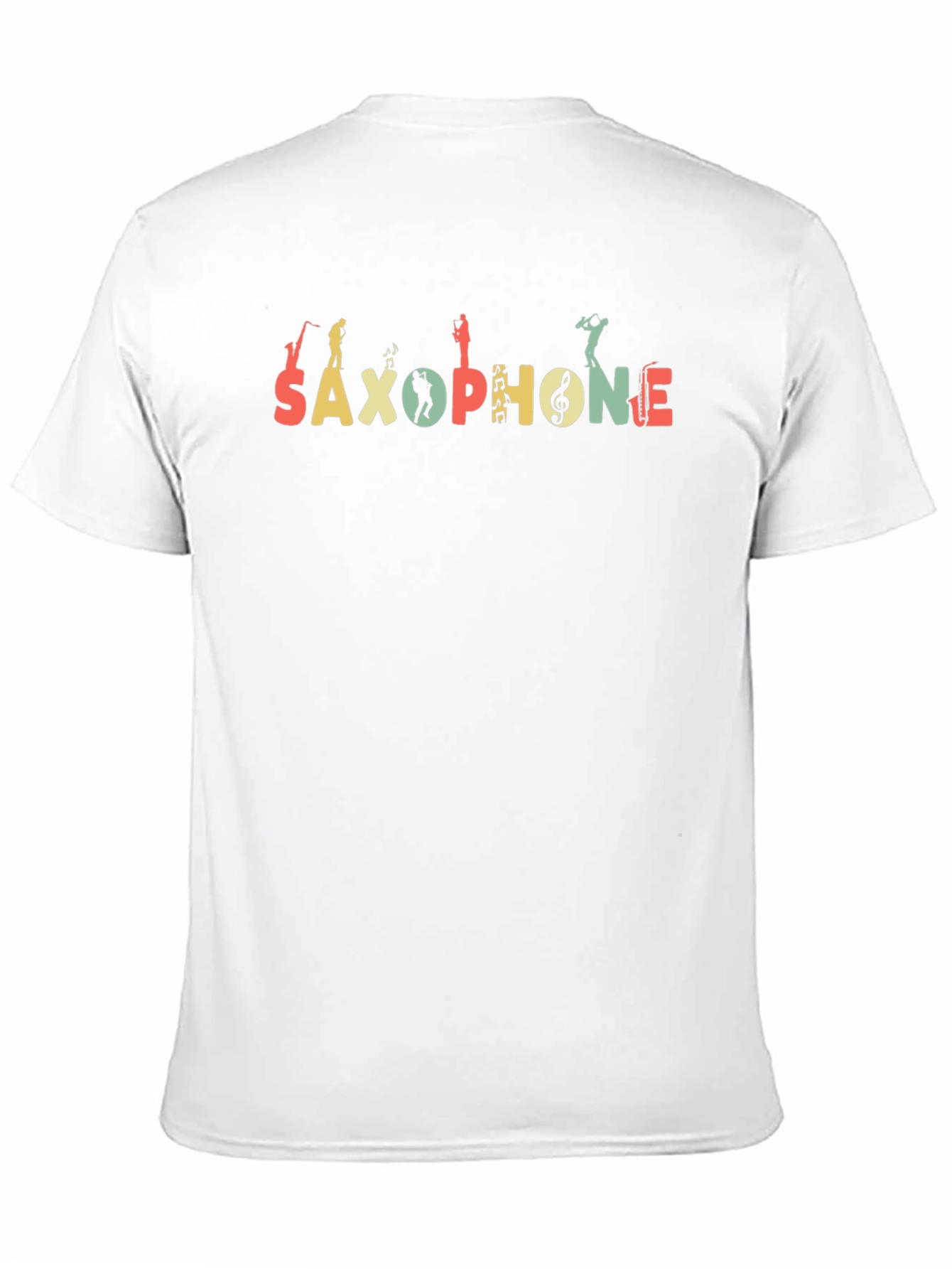 Saxophone Graphic Tee Retro Musical Shirt