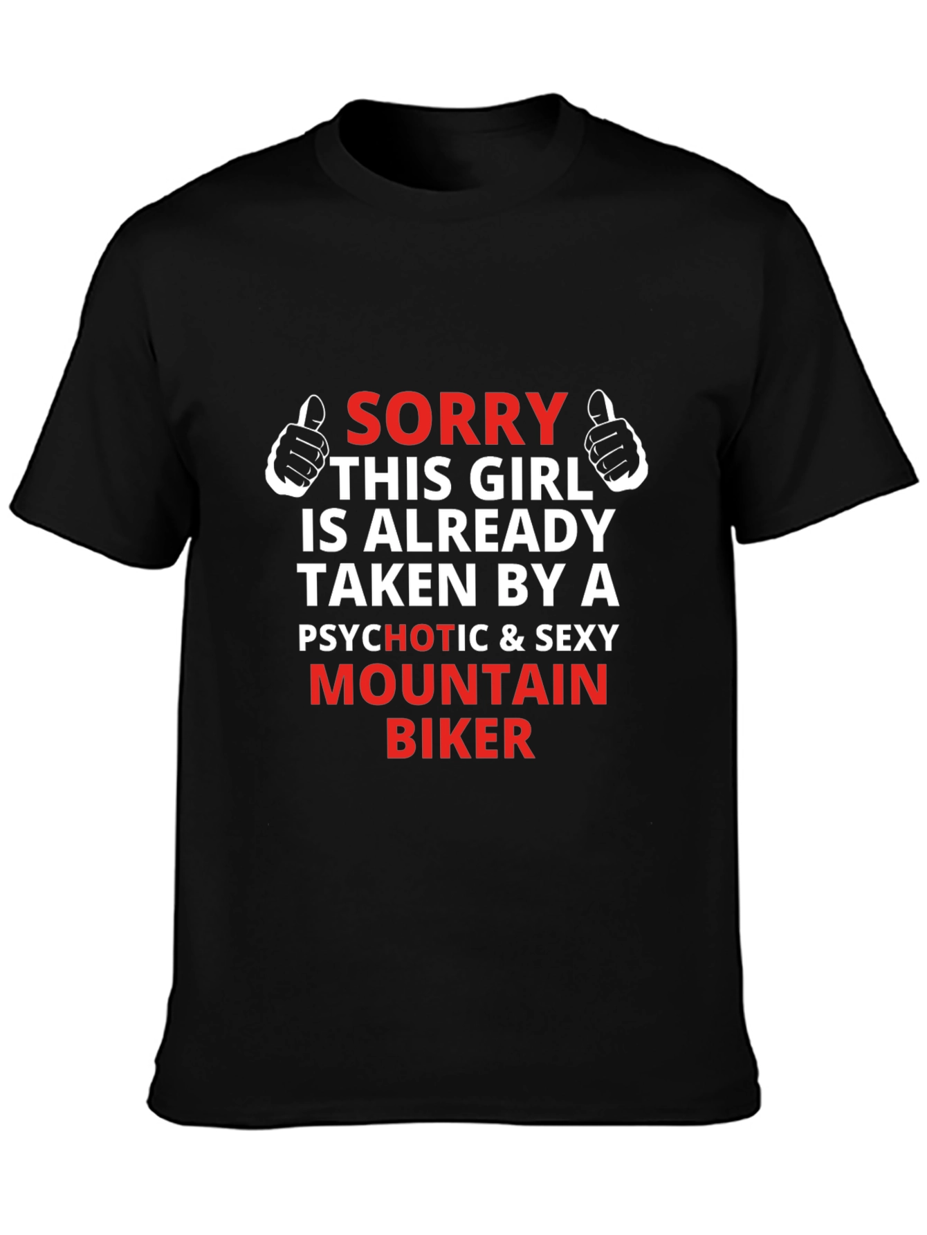 Girlfriend Mountain Biker T-Shirt - Funny Graphic Tee