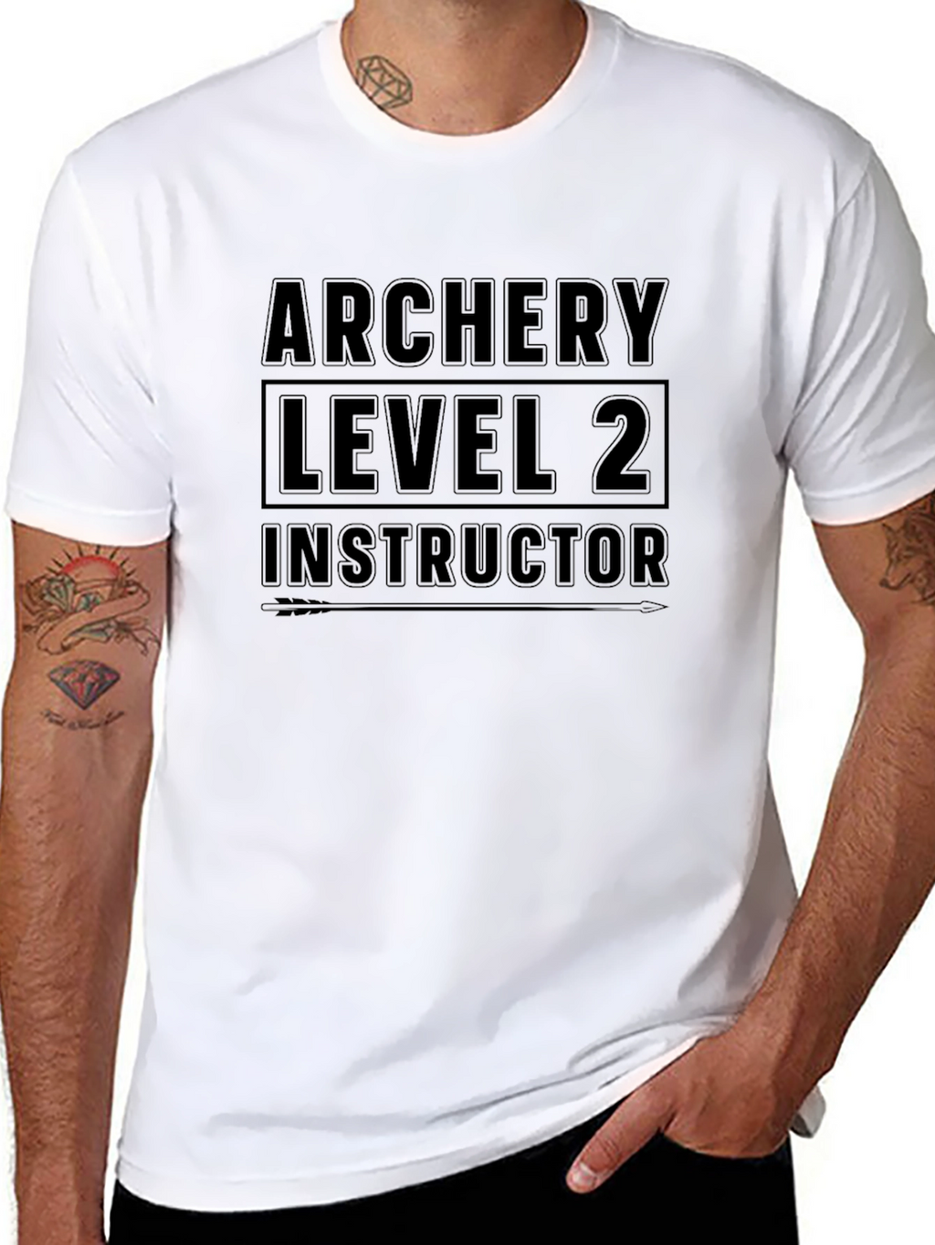 Archery Level 2 Instructor Black T-Shirt