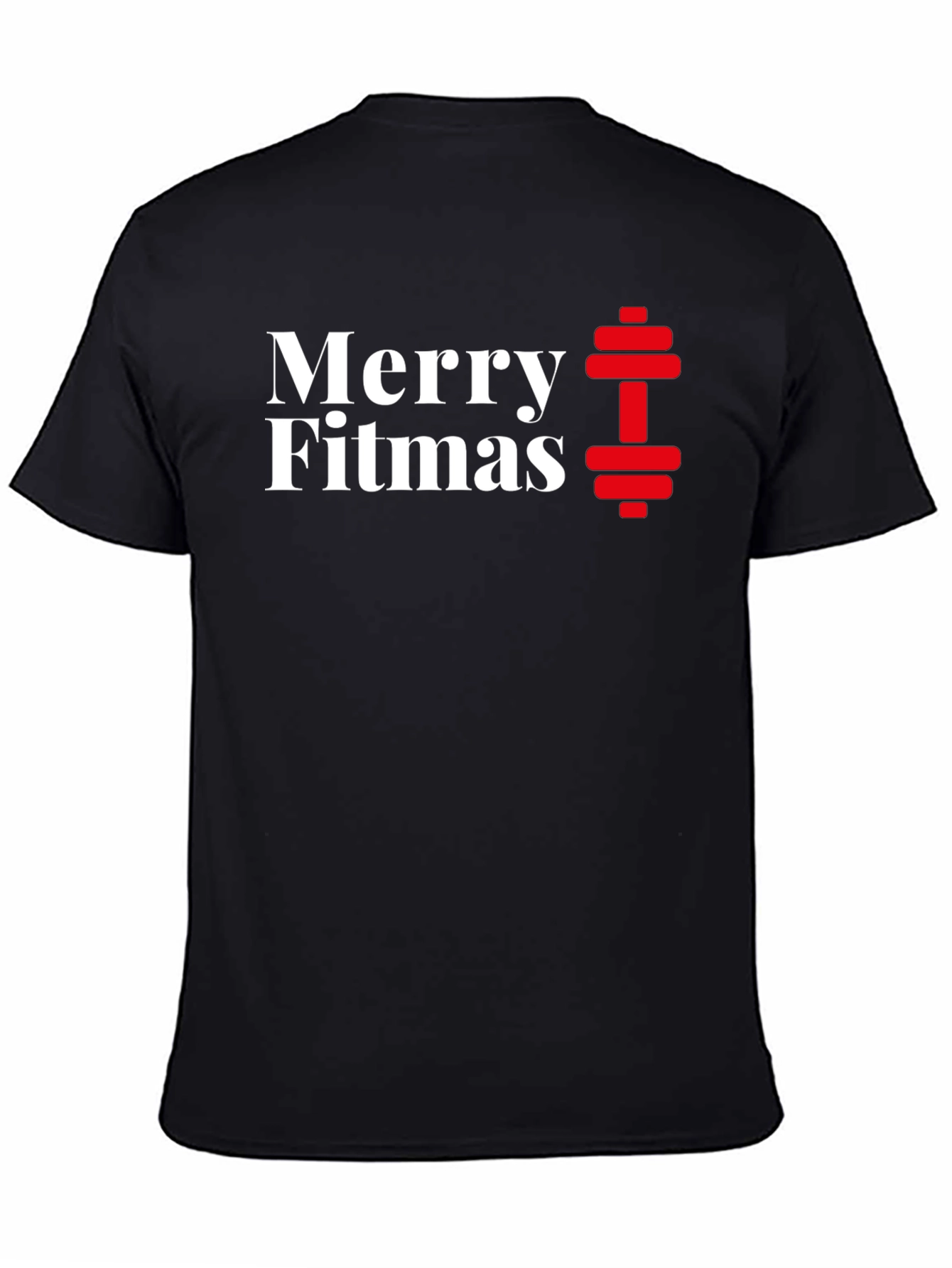 Merry Fitmas Workout T-Shirt - Holiday Gym Apparel