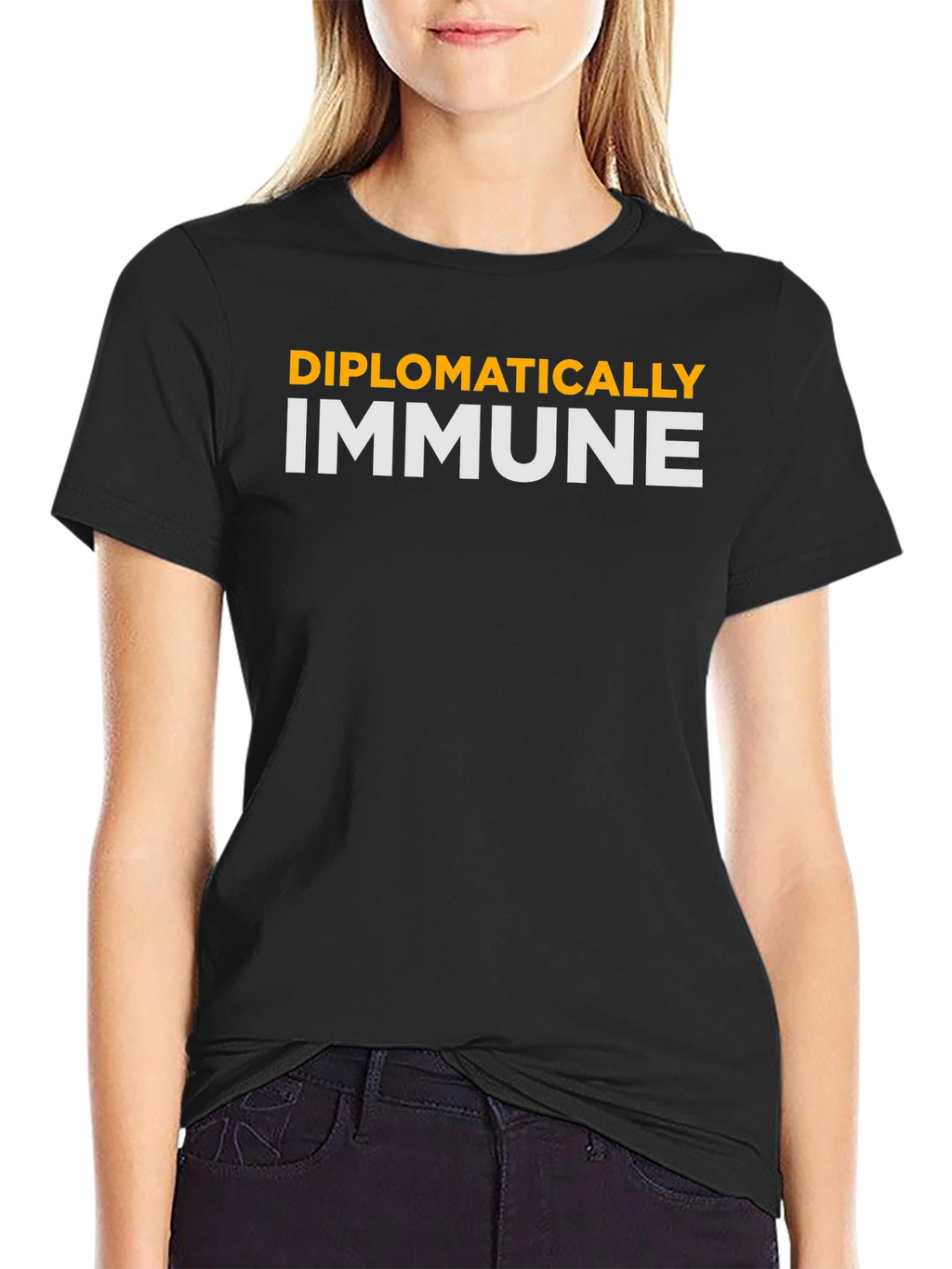 Diplomatically Immune T-Shirt - Funny Slogan Tee
