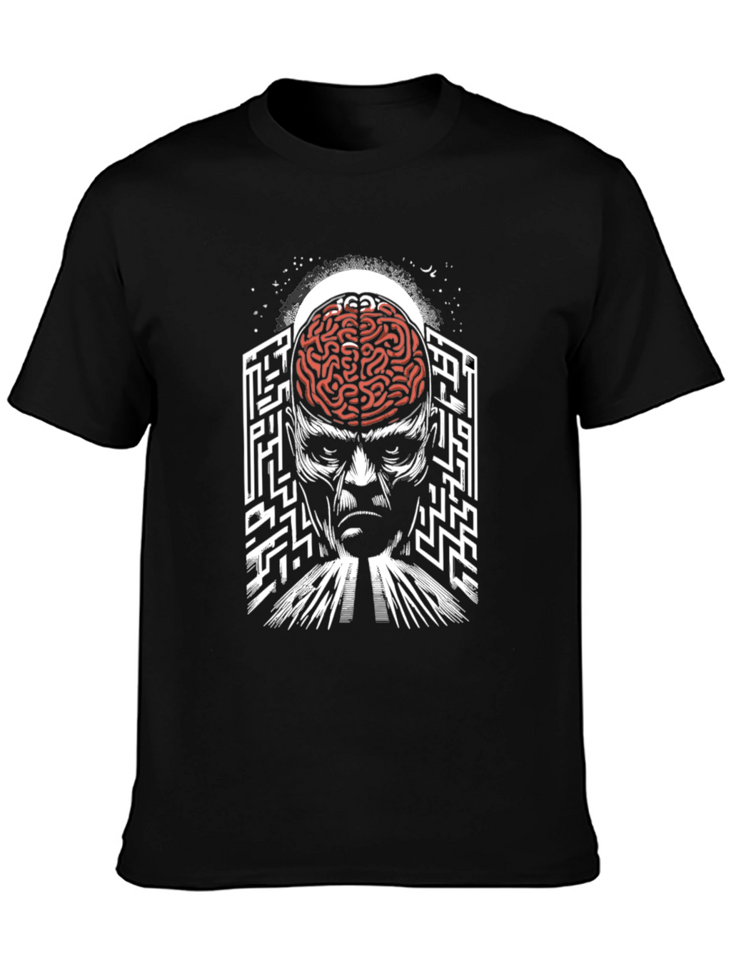 Brain Maze T-Shirt: Mind-Bending Graphic Tee