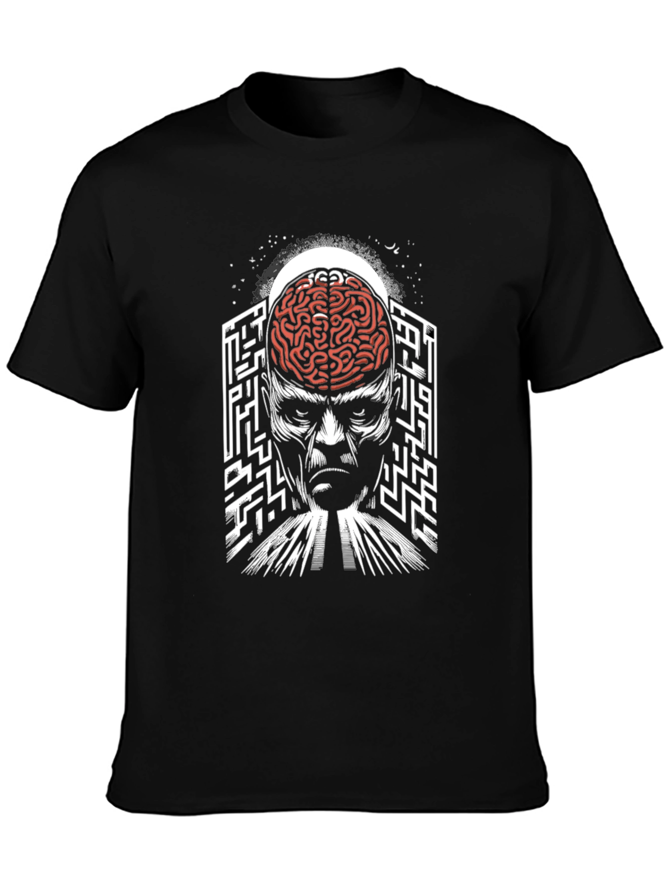 Brain Maze T-Shirt: Mind-Bending Graphic Tee