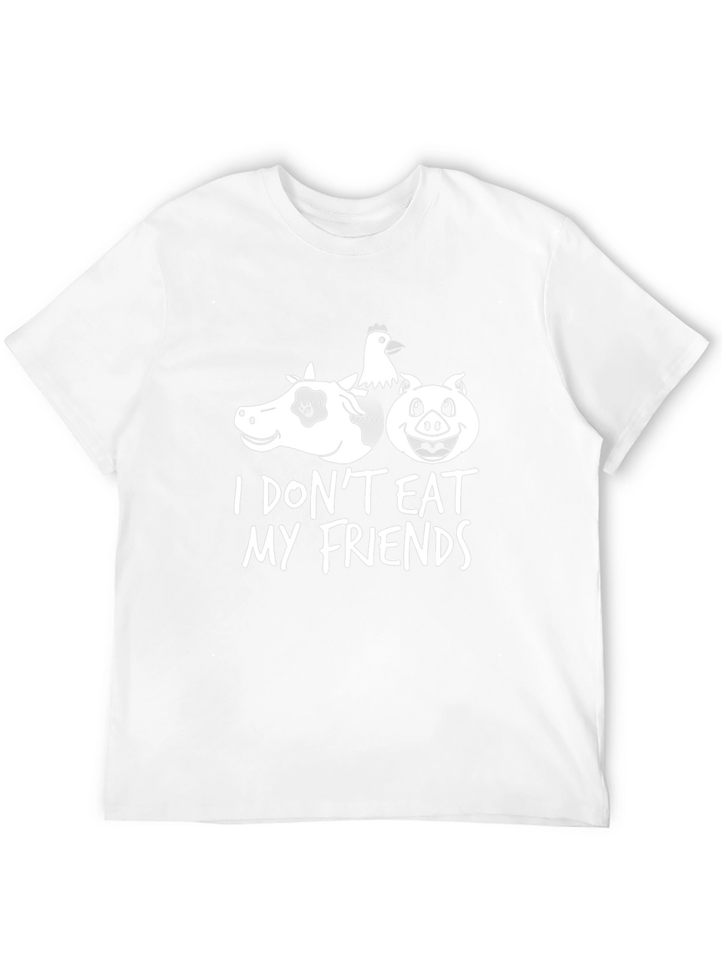 Vegan I Dont Eat My Friends T-Shirt
