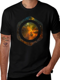 Galaxy Hex T-Shirt - Bold Space Design