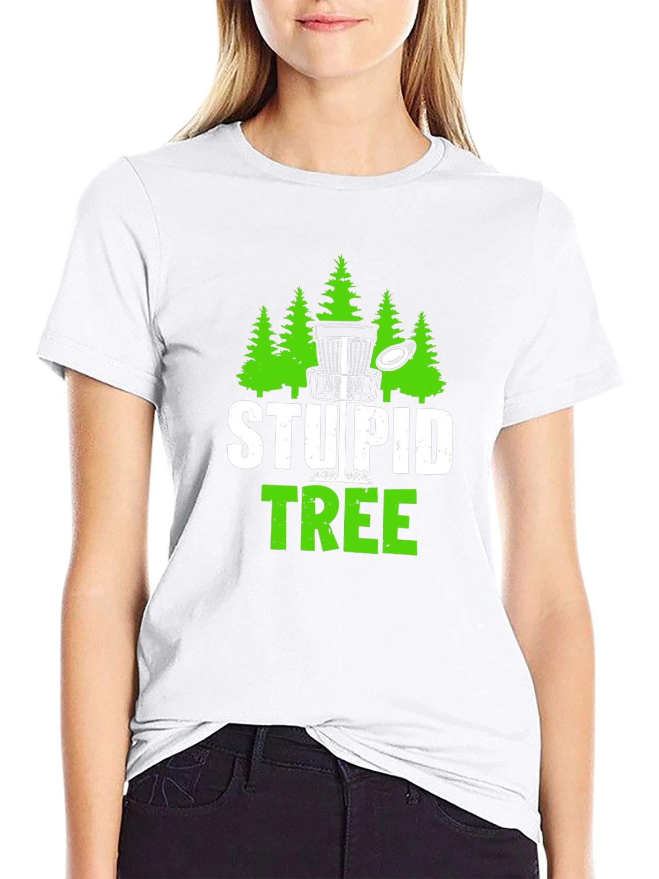 Stupid Tree Disc Golf Graphic T-Shirt