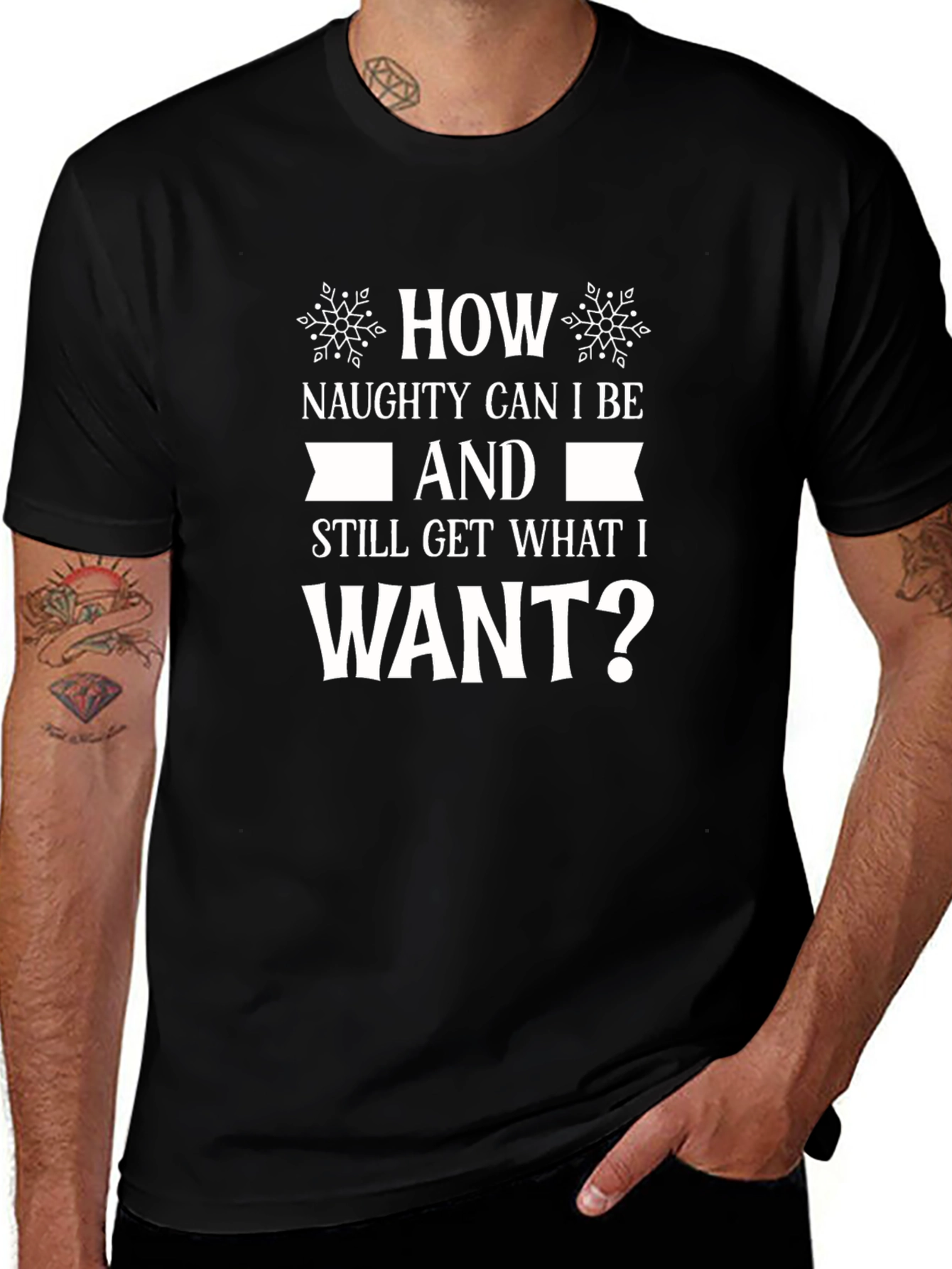 Naughty & Nice Christmas T-Shirt