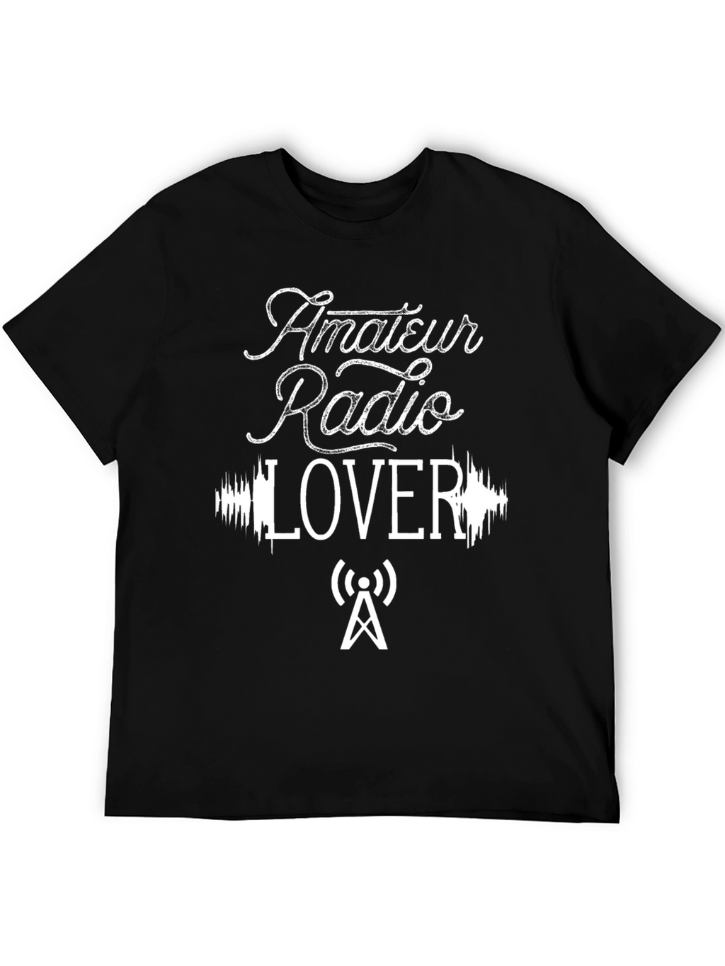 Amateur Radio Lover Black T-Shirt